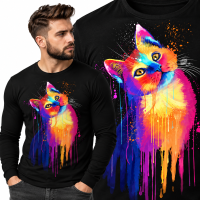 LONGSLEEVE ZWIERZĘTA  KOT 1